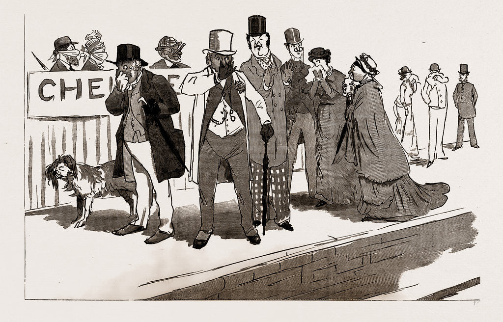 Detail of An English Agricultural Station, 1886 by Randolph Caldecott