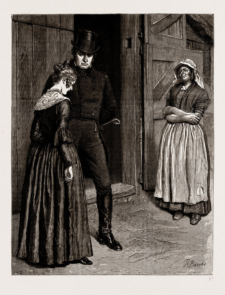 Detail of The Mayor Of Casterbridge: Did you do it, or didn't you? Where was it? by Robert Barnes