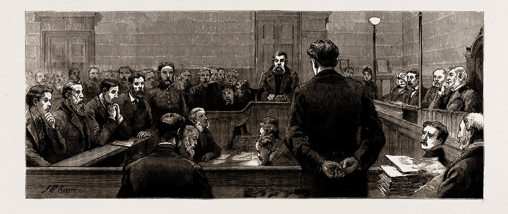 Detail of The Late Riots In The West-end Of London, UK, 1886 by Anonymous