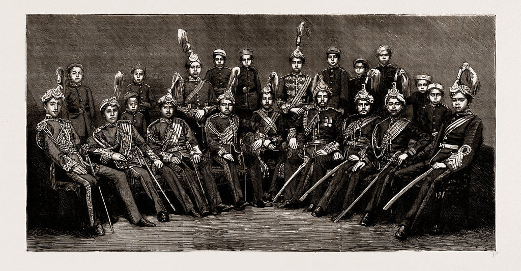 Detail of The Late General Dhere Shumshere, Commander-in-chief Of Nepal by Anonymous
