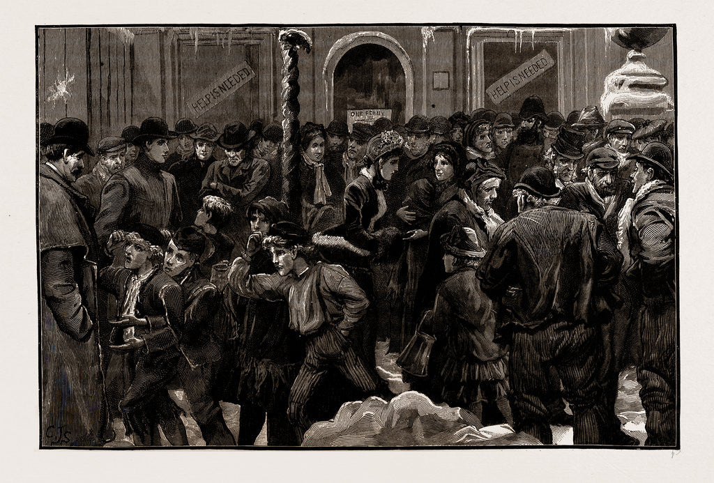 Detail of Distress In London, UK, 1886 by Anonymous