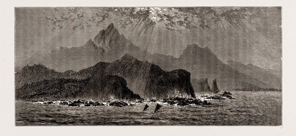 Detail of Reported German Annexations In The Samoan Isles, 1886 by Anonymous