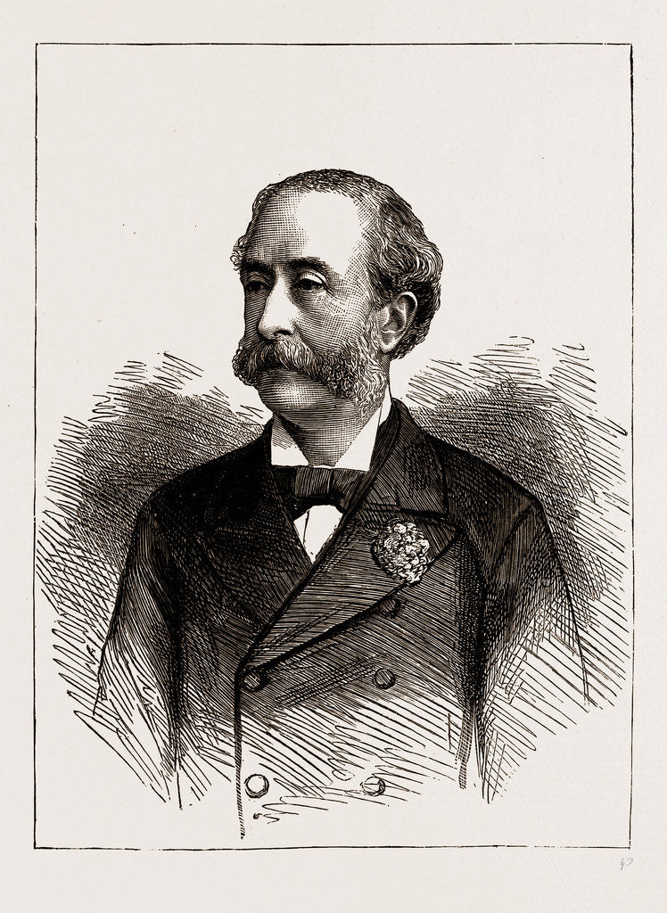 Detail of The Earl Of Carnarvon, Ex-lord-lieutenant Of Ireland, 1886 by Anonymous