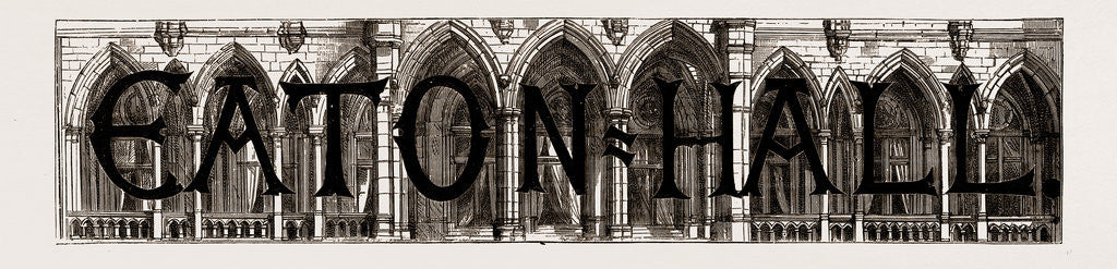 Detail of The Cloister In Front Of Ante-drawing And Dining-rooms by Anonymous