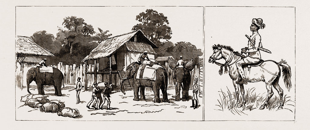 Detail of The Expedition To Upper Burma, With The Tonghoo Field Force, 1886 by Anonymous