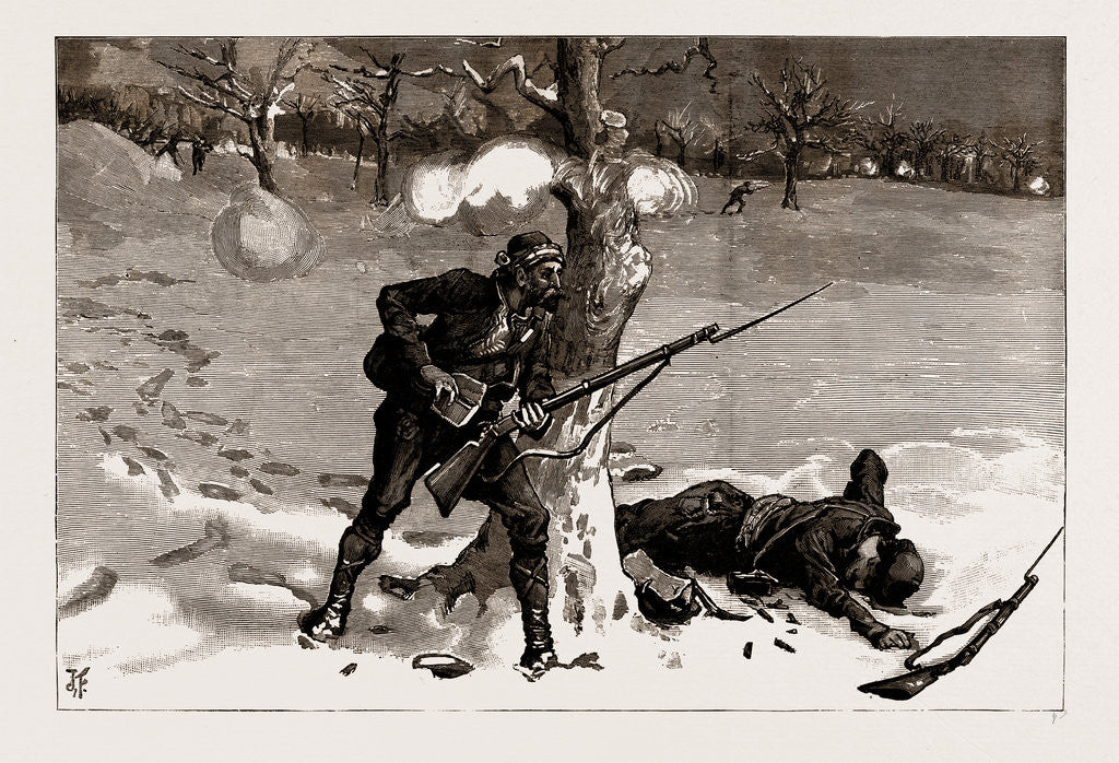 Detail of The War Between Serbia And Bulgaria, 1886 by Anonymous