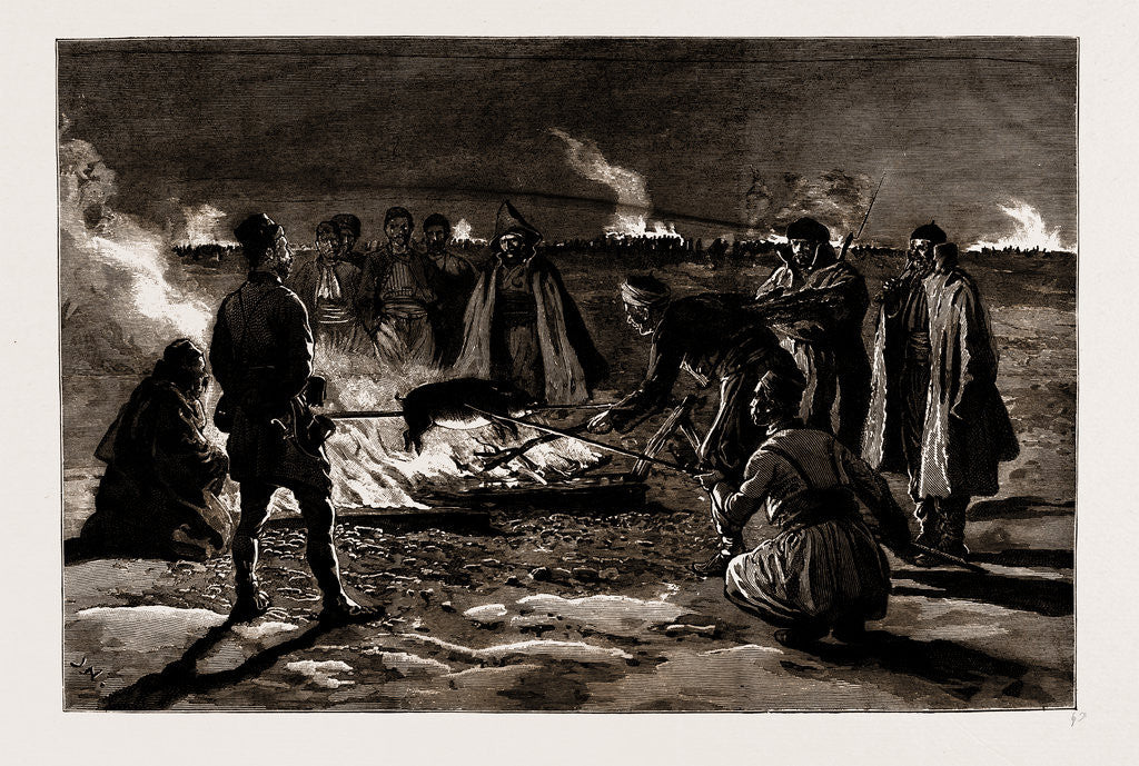 Detail of The War Between Serbia And Bulgaria, 1886 by Anonymous