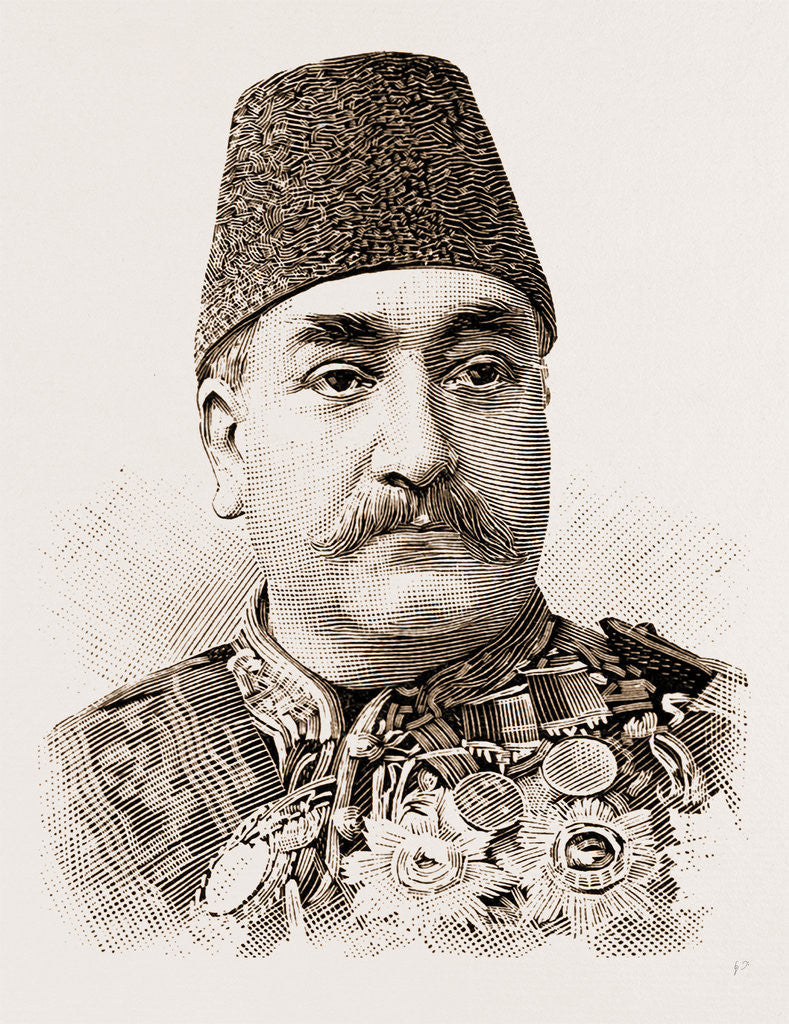 Detail of Mirza Mohsin Khan by Anonymous