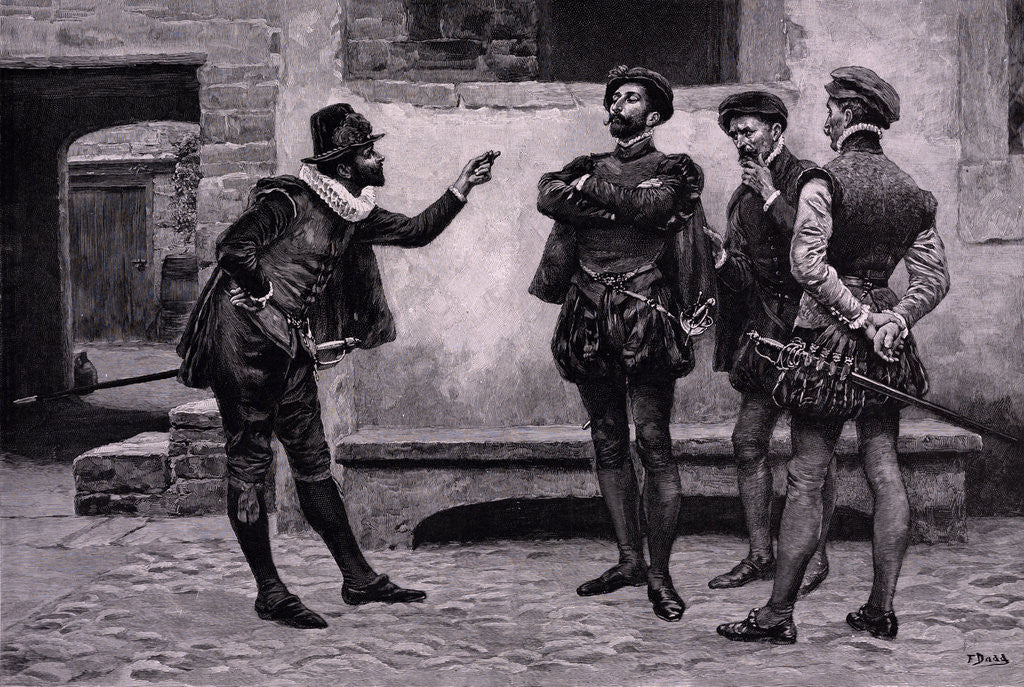 Detail of Do You Quarrel, Sir? by Anonymous