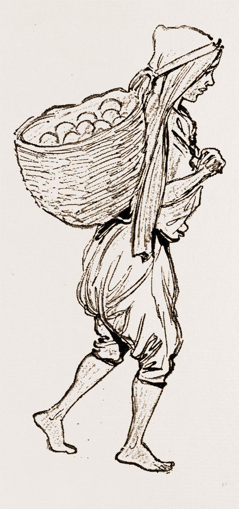 Detail of An Orange-boy by Anonymous