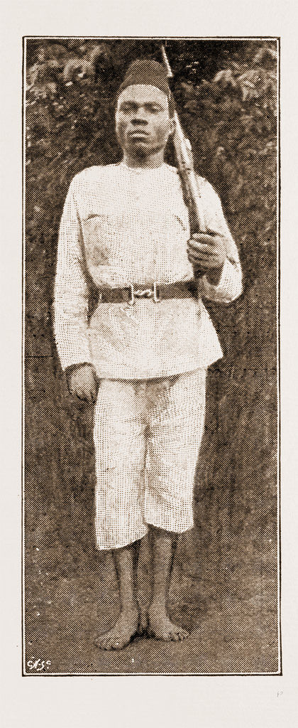 Detail of A Native Sentry by Anonymous