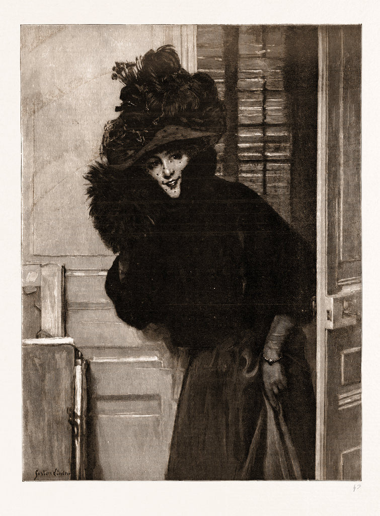 Detail of May I Come In? by Anonymous