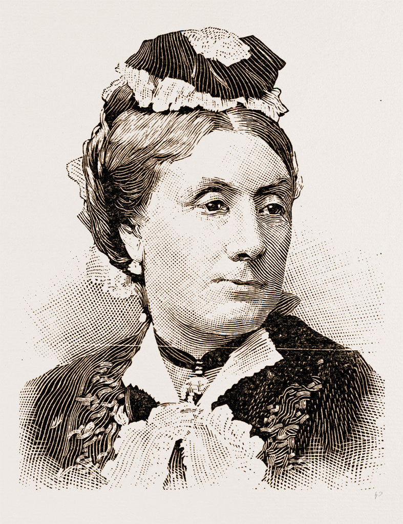 Detail of The Late Elizabeth Dowager Duchess Of Bedford by Anonymous