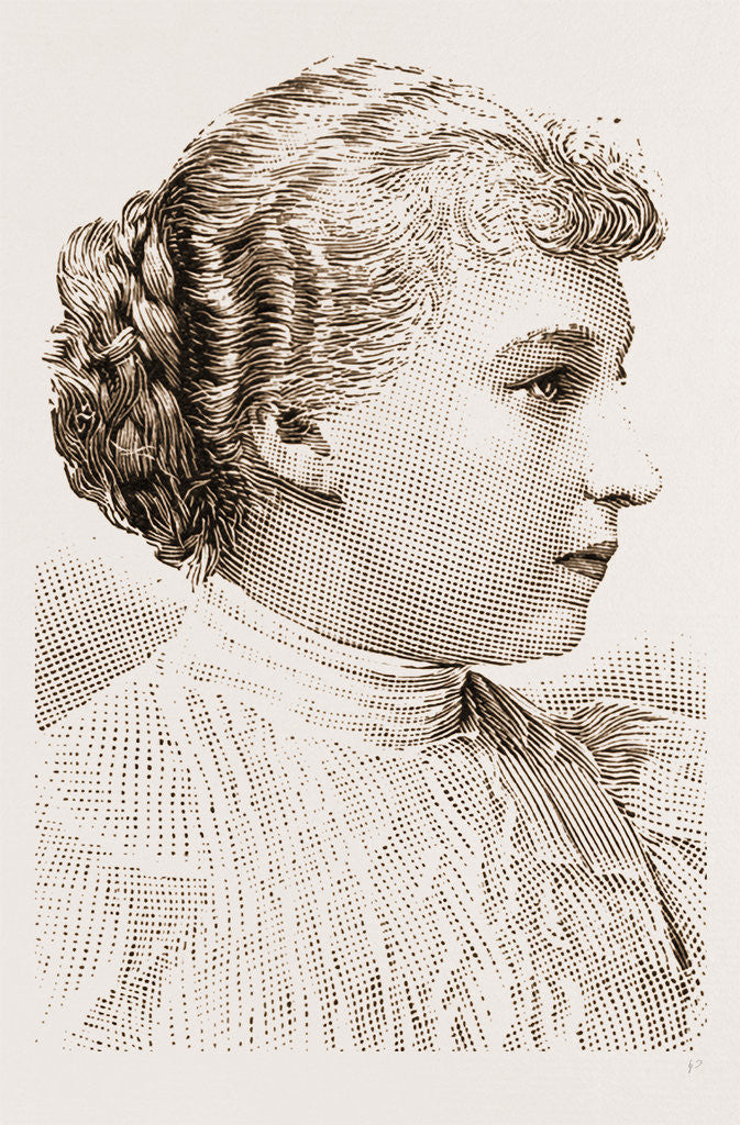 Detail of Princess Dorothea Of Saxe-coburg by Otmar Turk