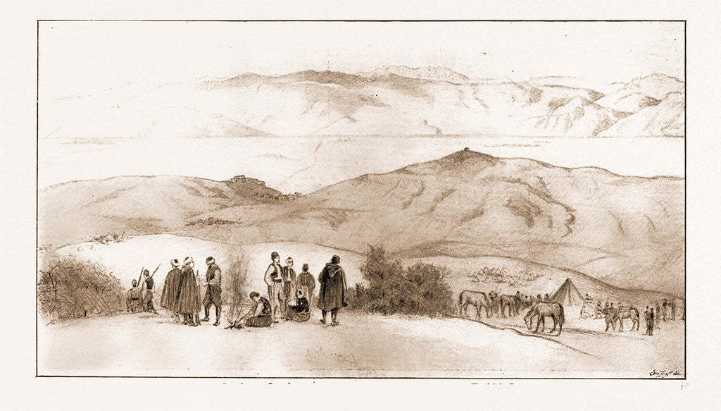 Detail of The Armistice Between Turkey And Greece: Position Of The Armies Near Lamia, 1897 by Anonymous