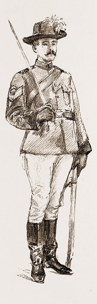 Detail of Qu Eensland Mounted Infantry County Of London, The by Anonymous