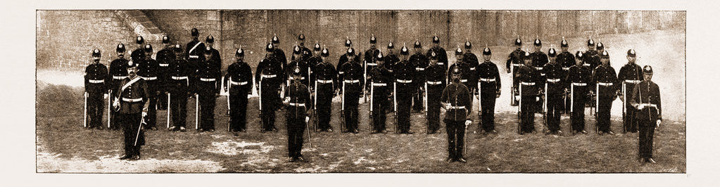 Detail of The Royal Guernsey Militia: The Detachment In London For The Jubilee, UK, 1897 by Anonymous