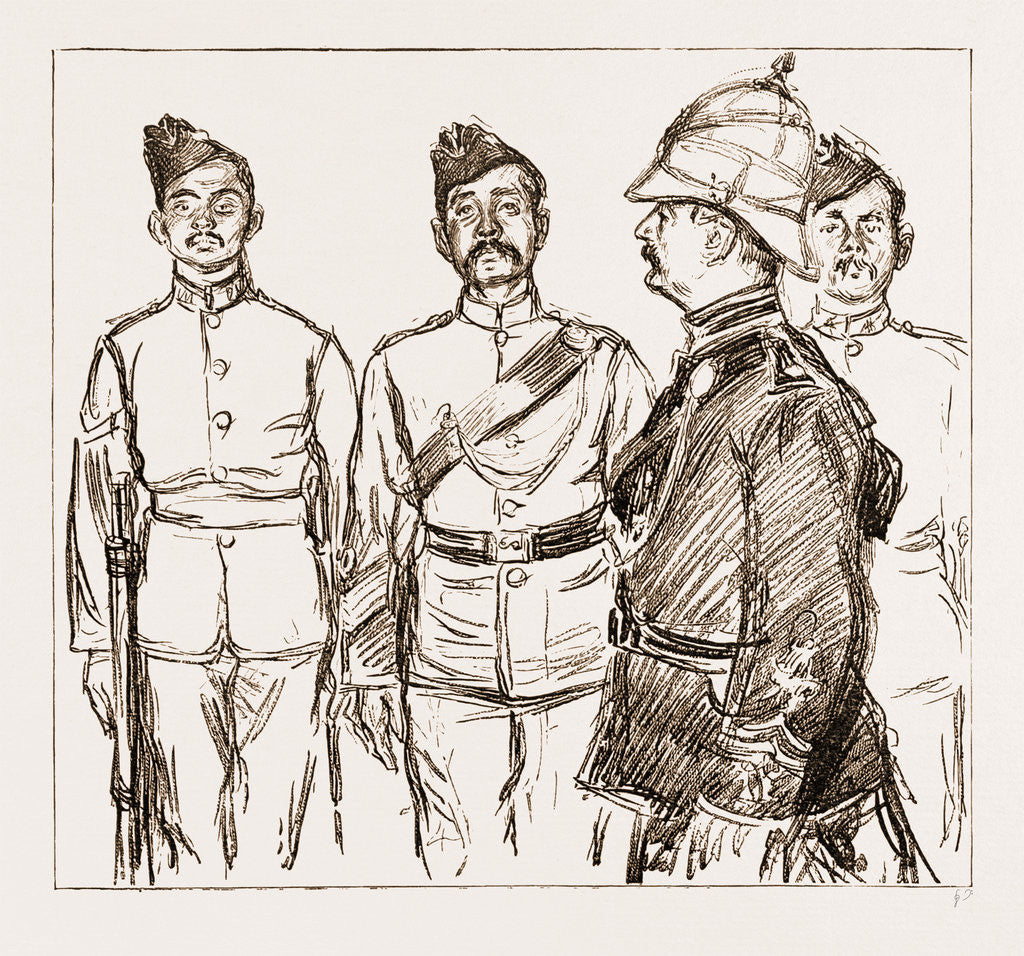 Detail of Colonial Troops Who Took Place In The Jubilee Procession, UK, 1897 by Anonymous