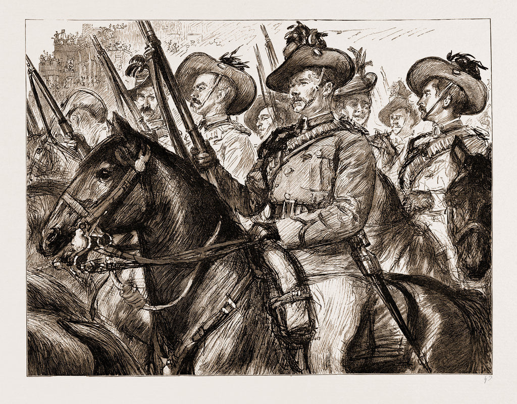 Detail of Colonial Troops Who Took Place In The Jubilee Procession, UK, 1897 by Anonymous