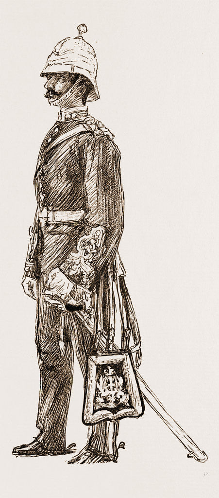 Detail of Captain J. F. Bernard by Anonymous