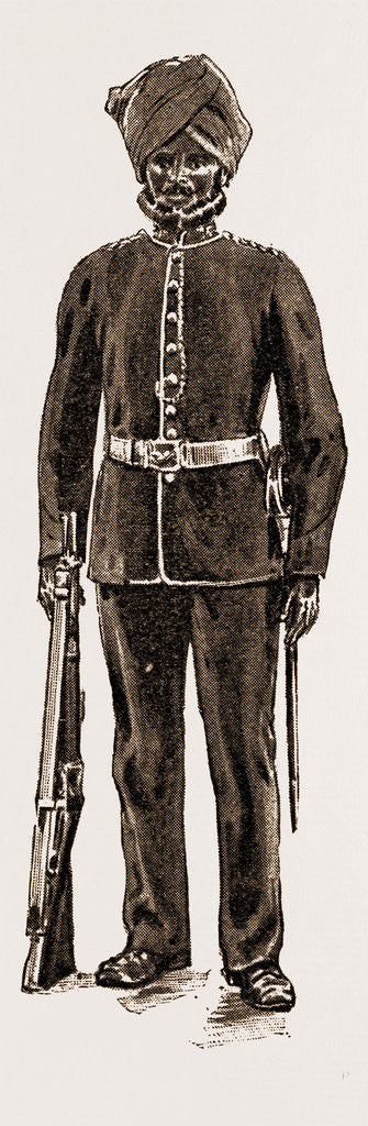 Detail of Hongkong Sikh Police by Anonymous