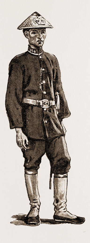 Detail of Hongkong Chinese Police by Anonymous