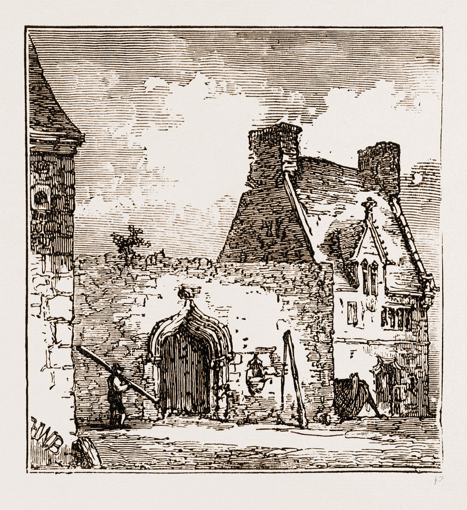 Detail of Chapel Founded By Mary Queen Of Scots At Roscoff, Brittany by Anonymous