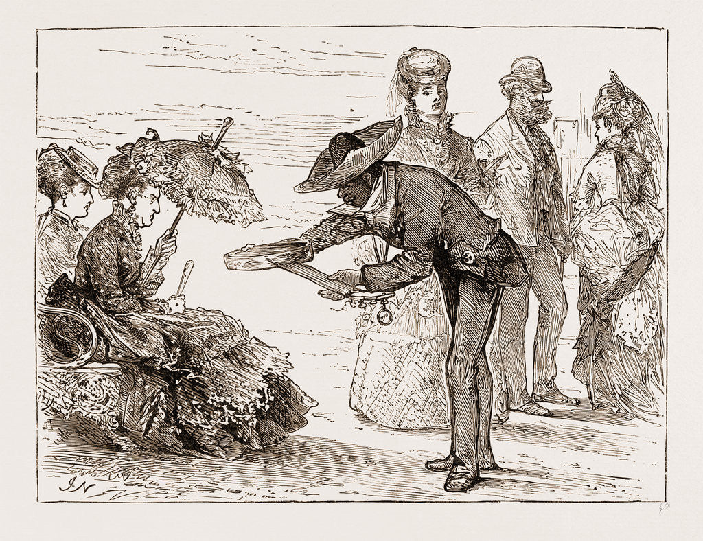 Detail of The Parade Ariadne, The Royal Yacht Squadron Regatta At Cowes by Anonymous