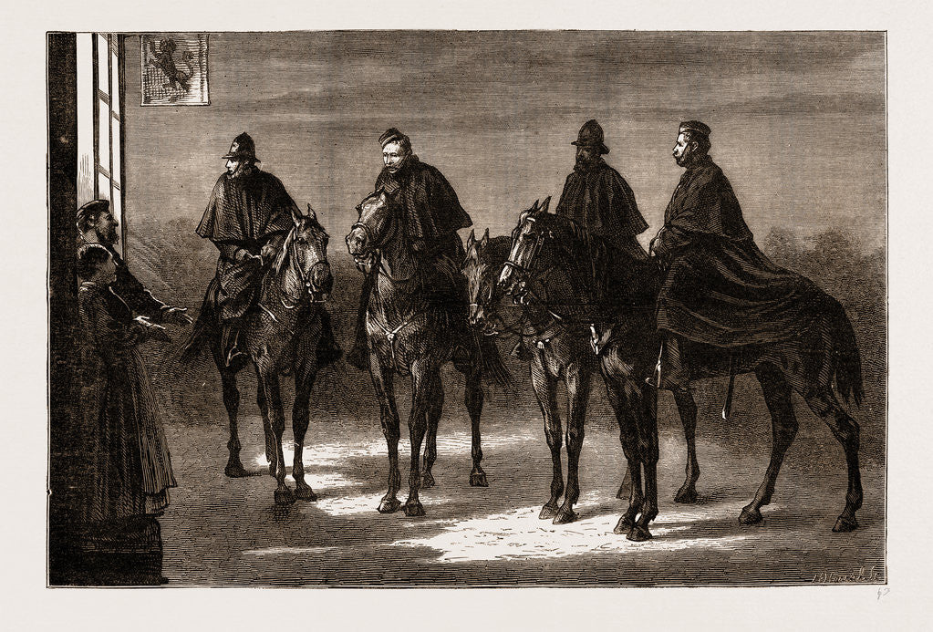 Detail of Patrol, A Truant Soldier's Terror by Anonymous