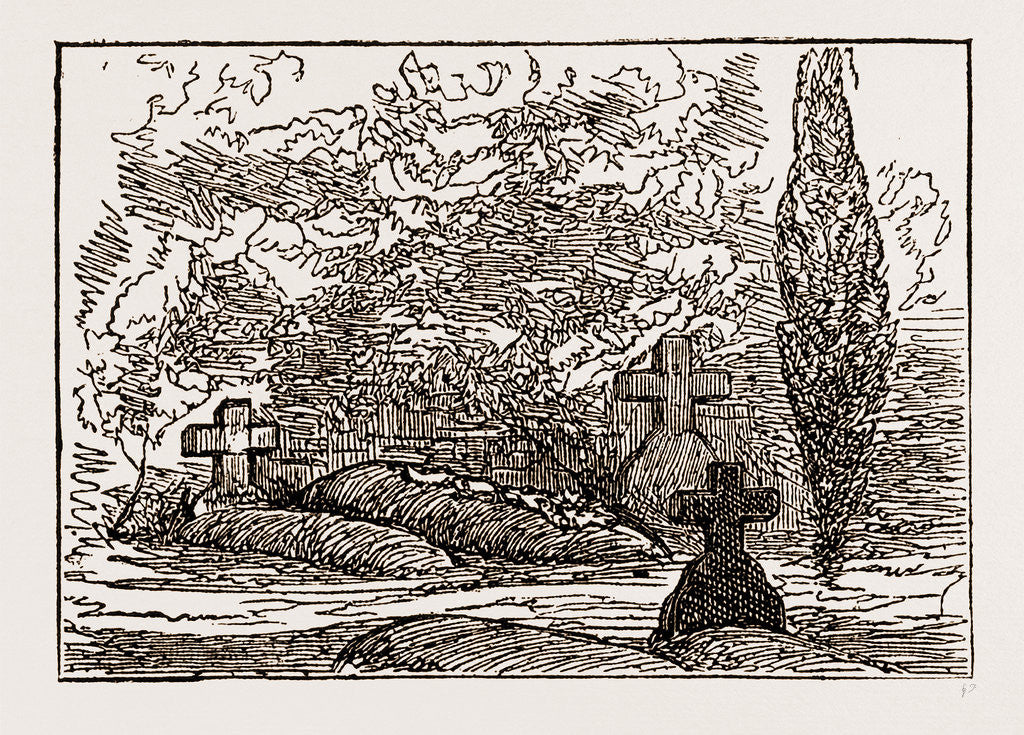 Detail of Grave Of The Late Bishop Of Winchester UK 1873 by Anonymous