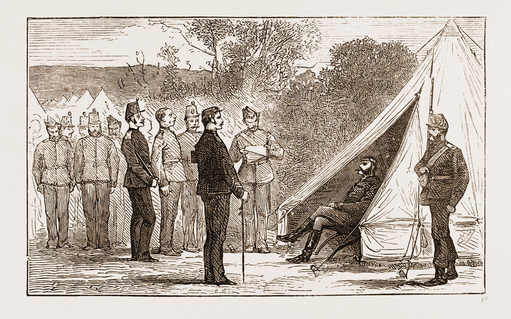 Detail of A Delinquent, Autumn Manoeuvers UK 1873 by Anonymous