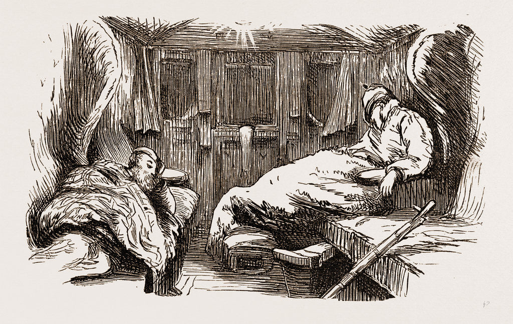 Detail of 2 A.M. In The Scotch Express by Anonymous