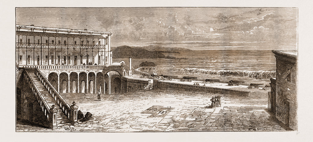 Detail of The Grave Of L. E. L. In Cape Coast Castle by Anonymous