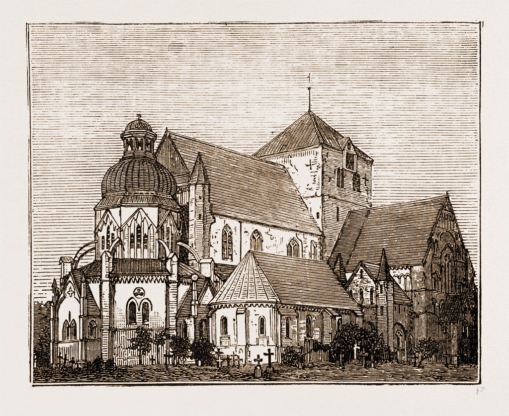 Detail of Drontheim Cathedral by Anonymous