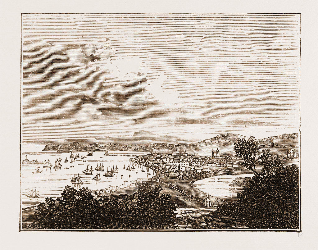 Detail of Drontheim, Norway Engraving 1873 by Anonymous