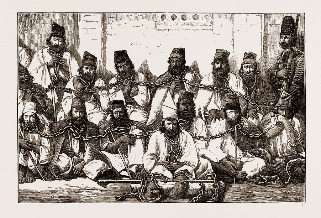 Detail of Persia During The Shah's Absence-highway Robbers And Murderers At Shiraz 1873 by Anonymous