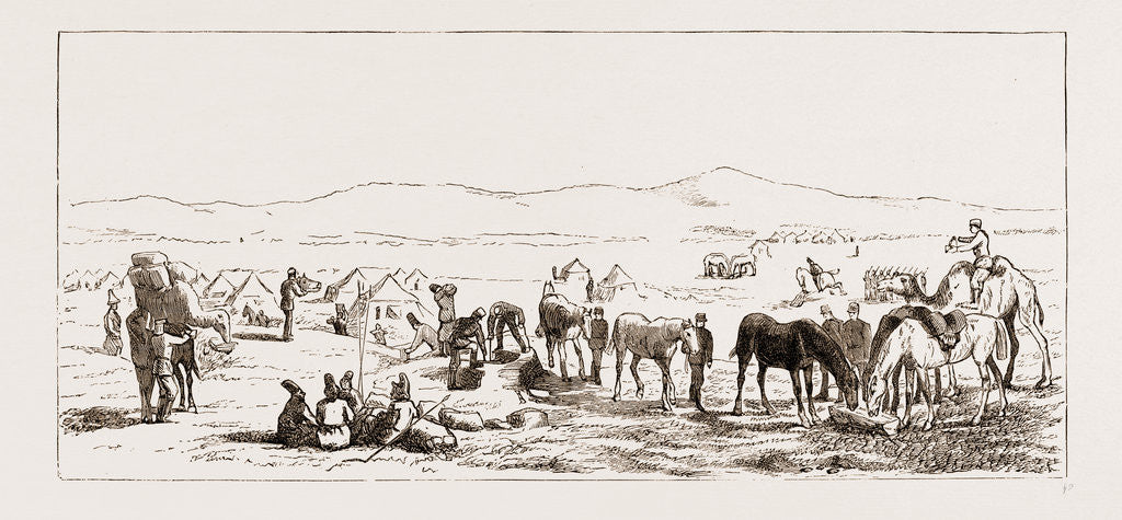 Detail of The Russian Expedition To Khiva 1873 by Anonymous