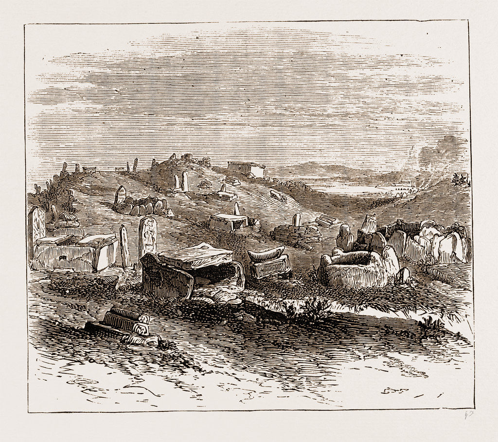 Detail of Burying-place Of The Kirghese by Anonymous