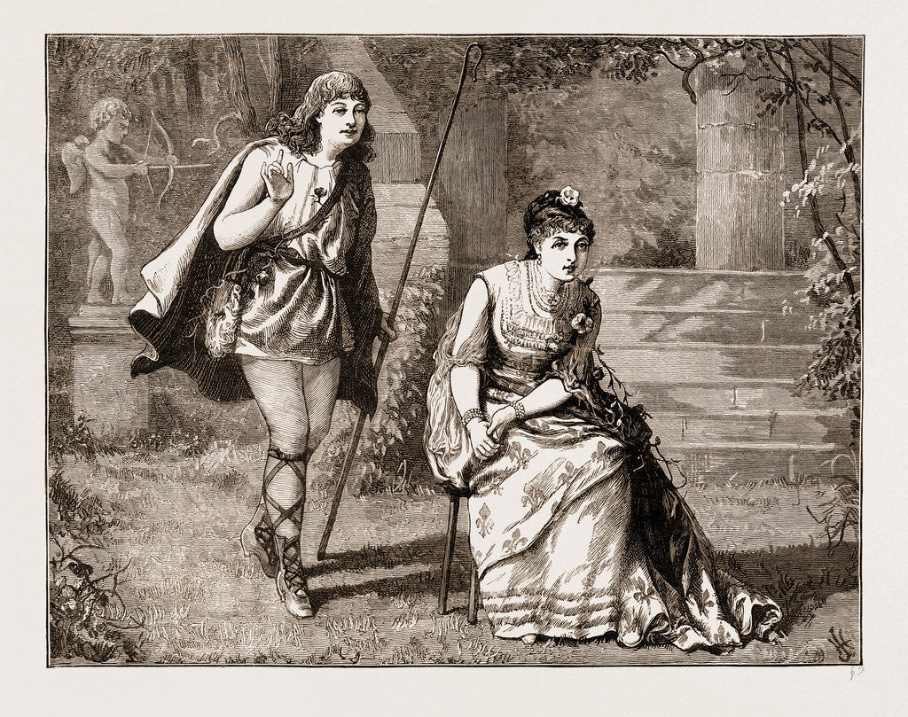 Detail of Scene From Fleur De Lys As Performed At The Gaiety And Philharmonic Theatres by Anonymous