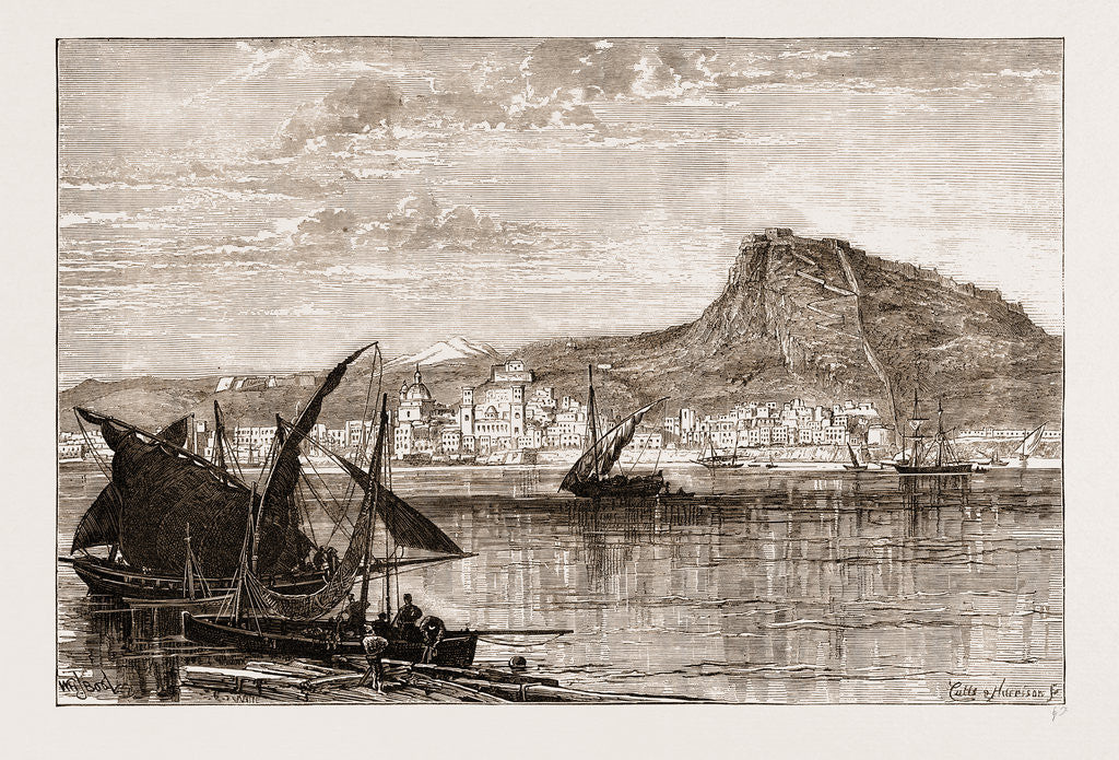 Detail of View Of Alicante, Bombarded By The Intransigentes by Anonymous
