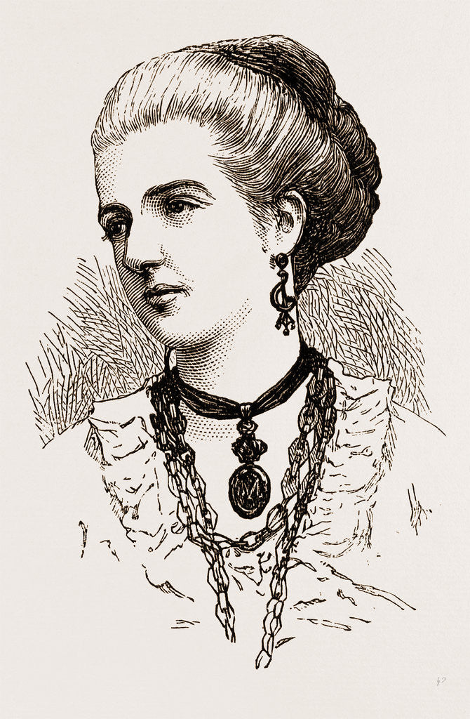 Detail of Princess Margherita by Anonymous