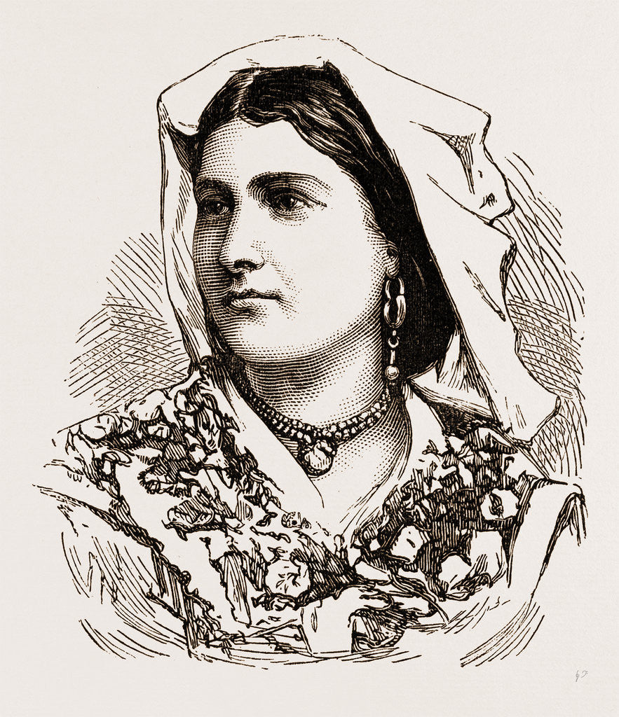 Detail of Peasant Woman by Anonymous