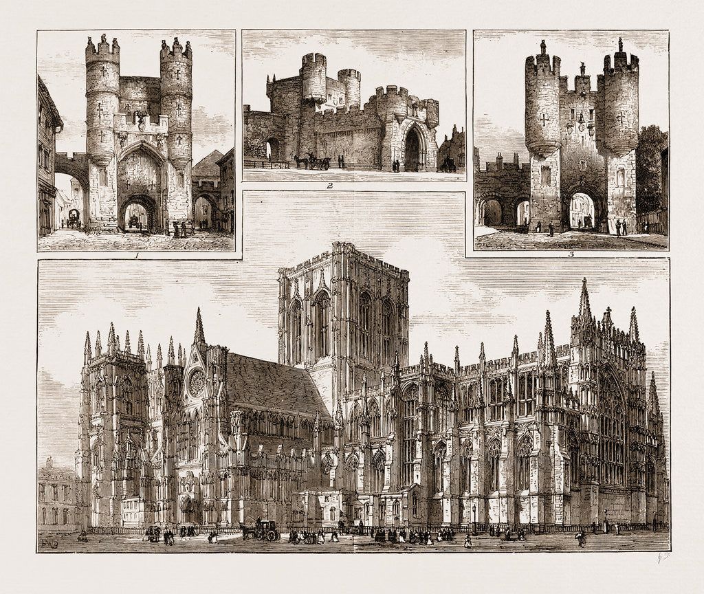 Detail of York UK 1873 by Anonymous