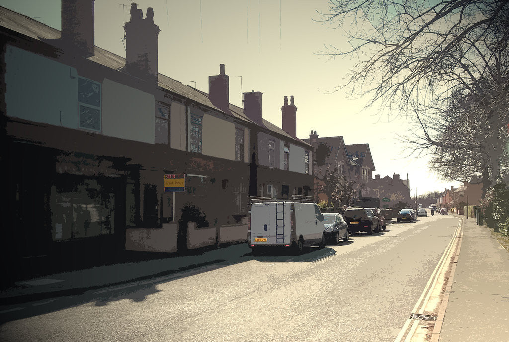 Detail of Oakley's Road in Long Eaton by Sarah Smith