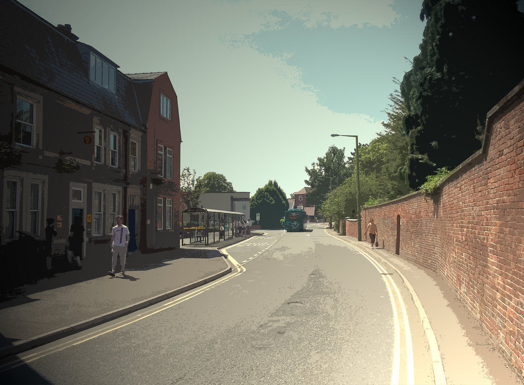 Detail of Ashbourne Bus Station by Sarah Smith