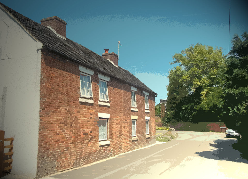 Detail of Church Row in Church Mayfield by Sarah Smith