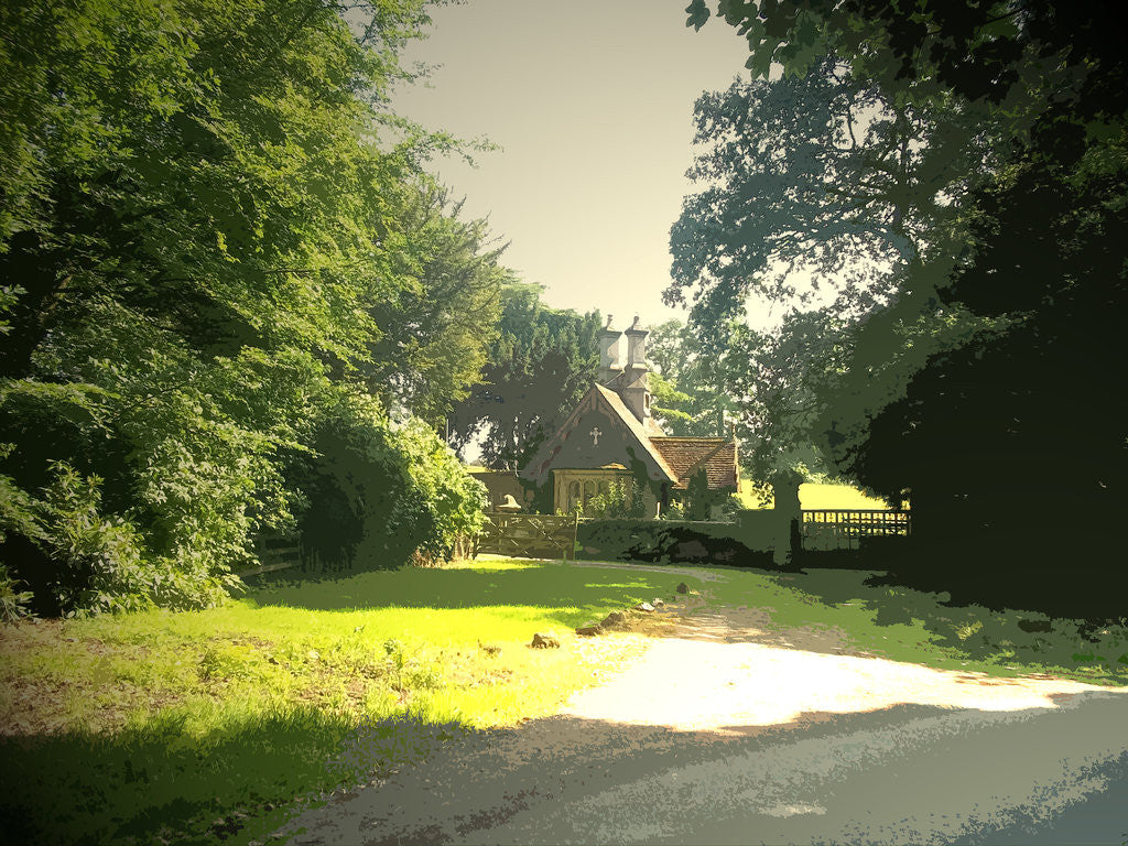 Detail of Ashbourne Lodge at the Entrance to Gatehouse at the northern entrance to the estate by Sarah Smith