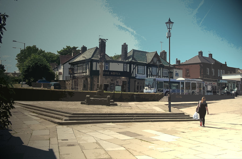 Detail of Market Square in Woodhouse by Sarah Smith