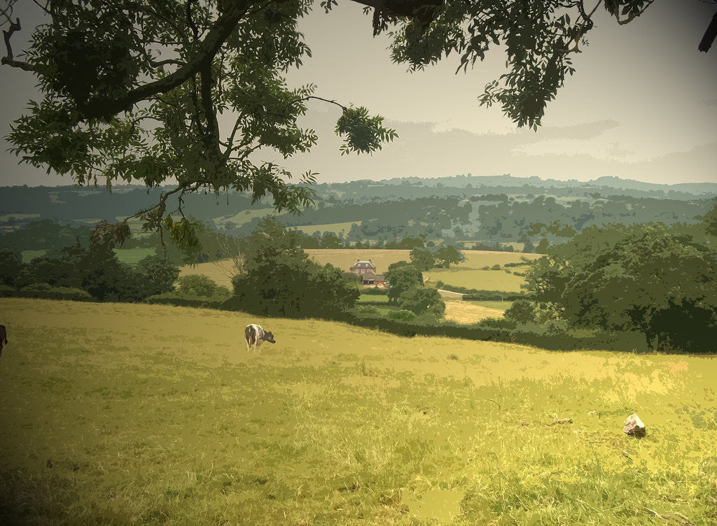 Detail of The Dove Valley near Mapleton by Sarah Smith
