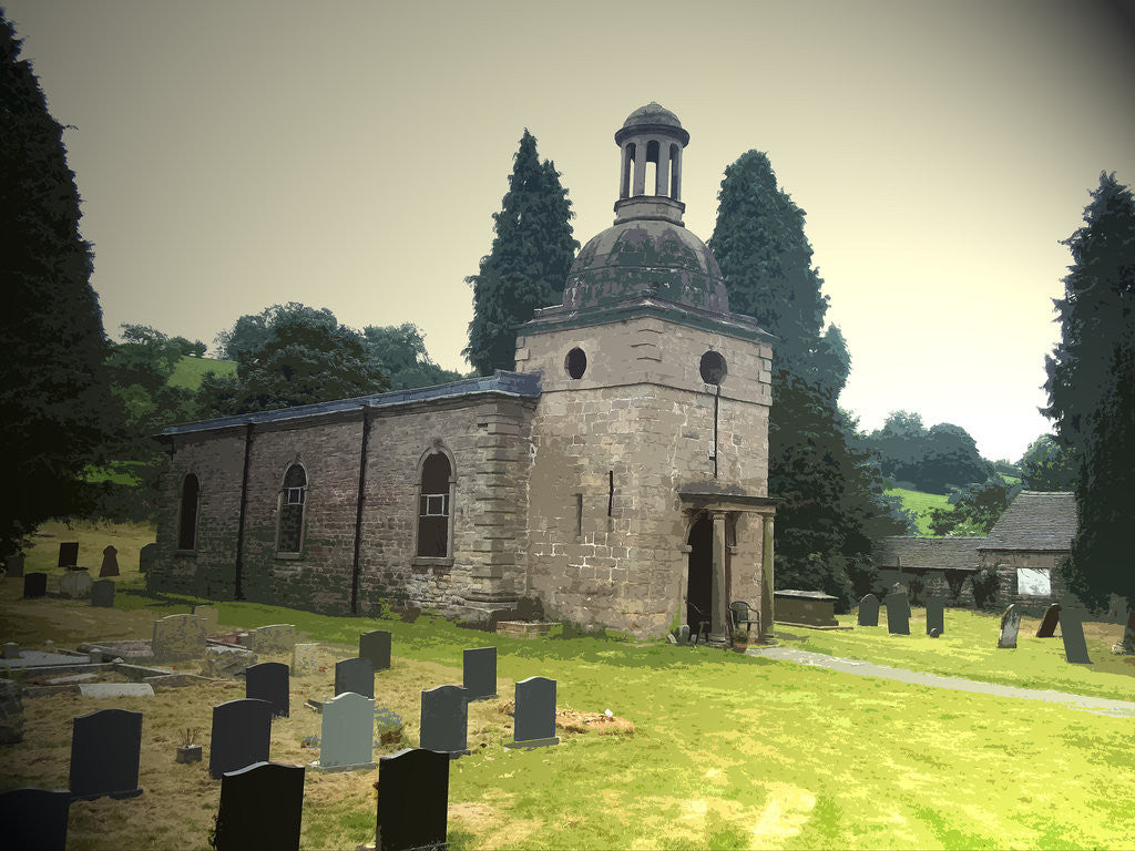 Detail of Church of St Mary in Mapleton by Sarah Smith